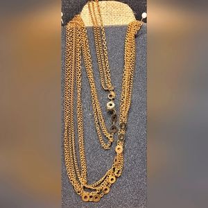 Vintage gold tone Park Lane necklace